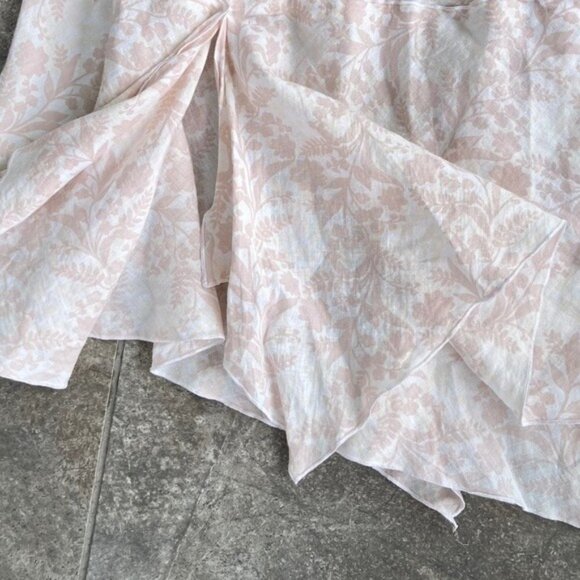 Sisley NWOT Pink Floral Cotton Midi Dress Size Small - Picture 10 of 12